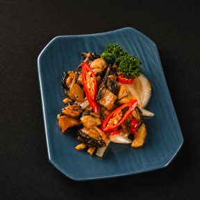蒜味螺肉照片