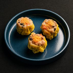 魚子蒸燒賣照片